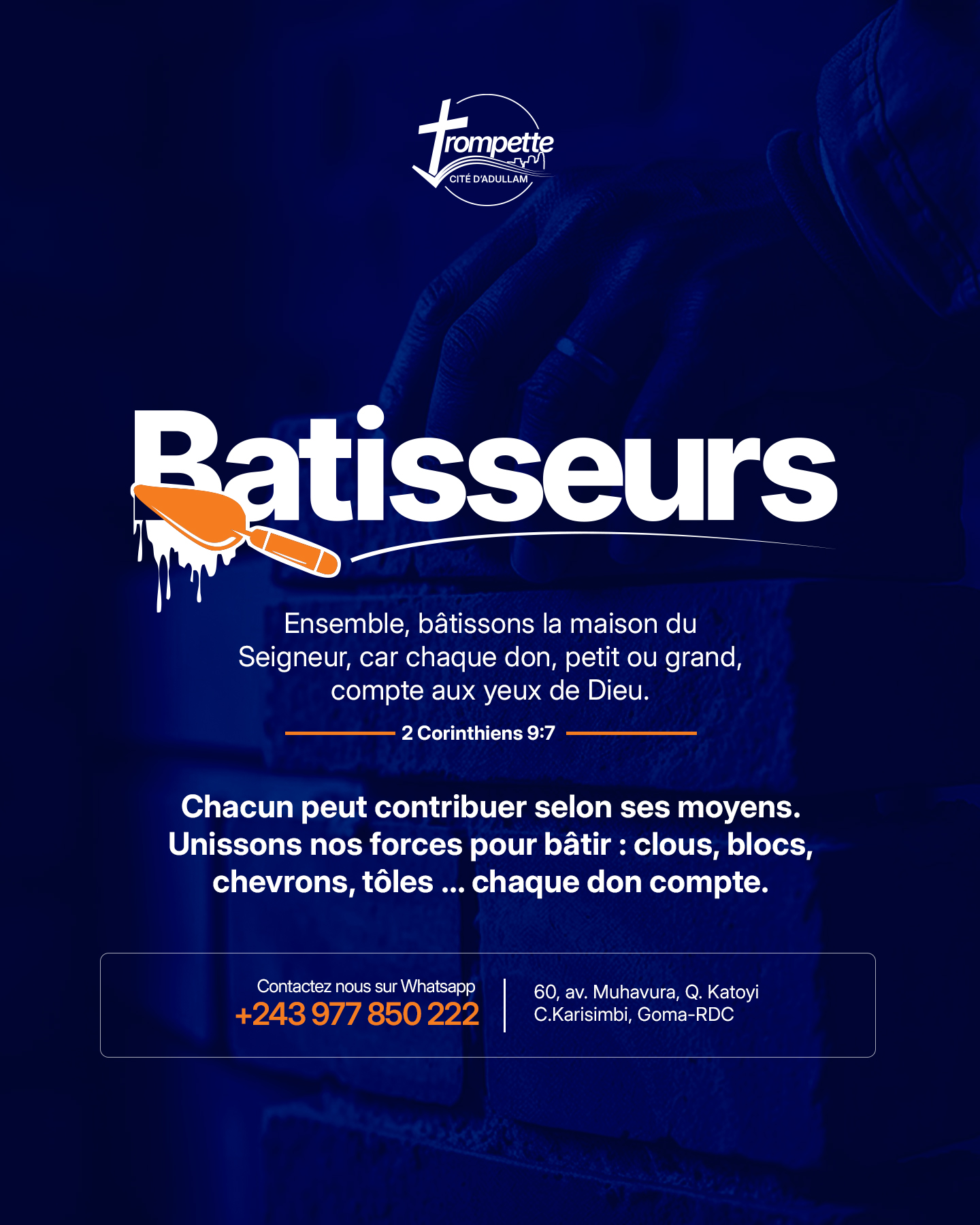 Construction de l'église